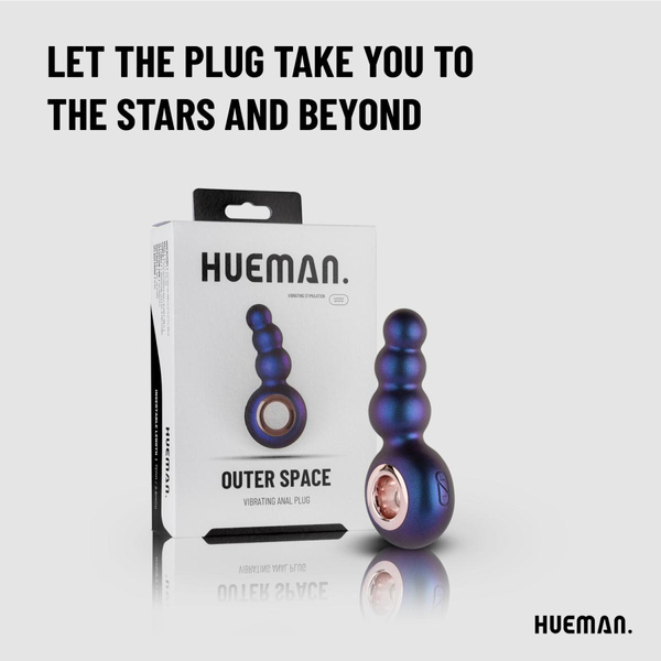 Анальний пробка Outer Space Vibrating Anal Plug Hueman