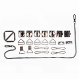 Zestaw Bdsm Bondage & Restraint Set Black LOCKINK