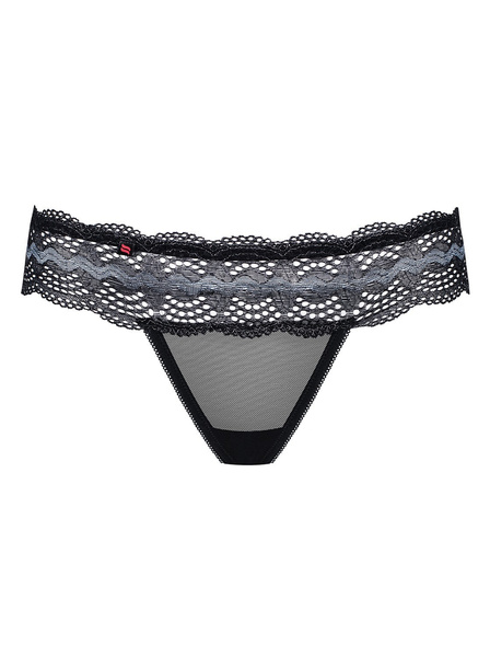 869-THO-1 black thongs L/XL