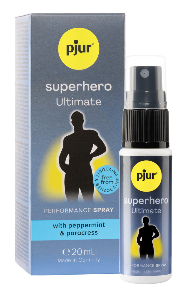 pjur spray opóźniający wytrysk superhero Ultimate Spray 20ml