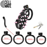 Pas cnoty FlexiSpike Chastity Cage Size 4 CELLMATE