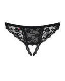 Letica open black thong S/M Obsessive