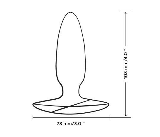 Вібруючий анальний корок Bass Green Romp