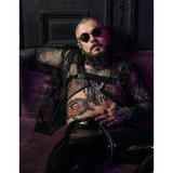 Legginsy z zamkiem z lacku czarne M HellRider