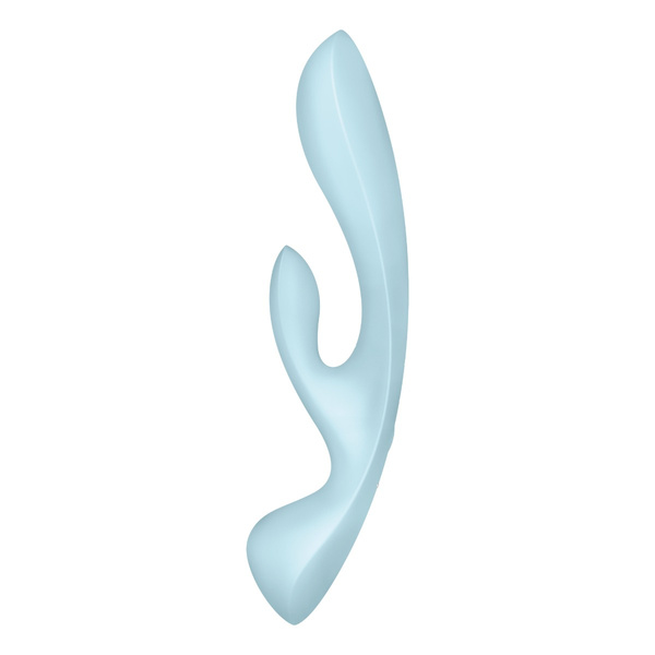 Rabbit Vibrator Triple Oh Light Blue Satisfyer