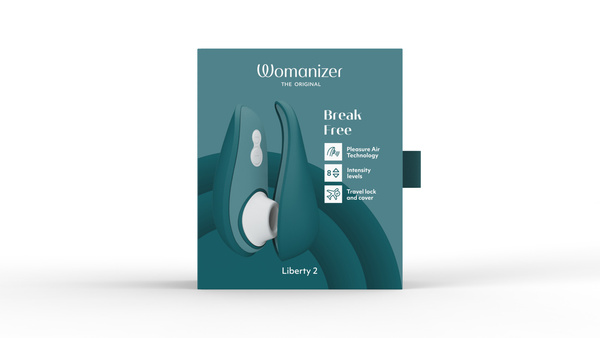 Стимулятор клітора Liberty 2 Dark Petrol Womanizer