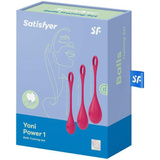 Zestaw treningowy do mięśni kegla Satisfyer Yoni Power 1 Red