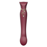 Zalo Legend Queen Set G-Spot Pulse Wave Vibrator Wine Red