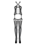 G313 Bodystocking Czarne S/M/L Obsessive