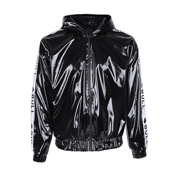 Winylowa bluza z kapturem Bull Vinyl Sweatshirts.01 XL