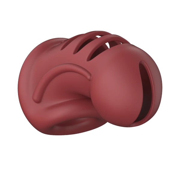 Model 28 Ultra Soft Silicone Chastity Cage Red ManCage