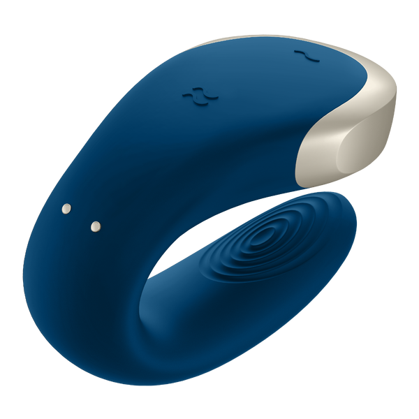 Wibrator dla par Double Love Blue Satisfyer