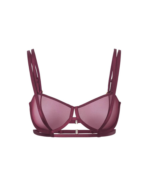 Promees Vivien burgundy bra M/L