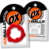 Pierścień erekcyjny [SIL] SPINNER Cockring Red Oxballs