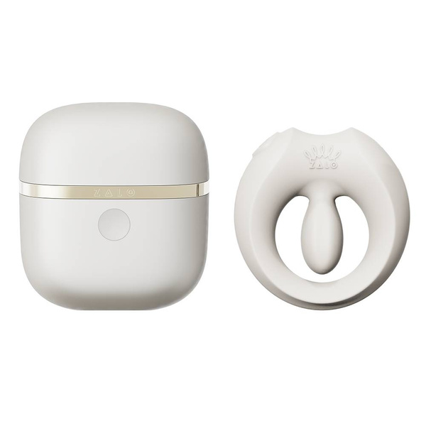 Pierścień erekcyjny ze stymulatorem Apis Ivory White Zalo