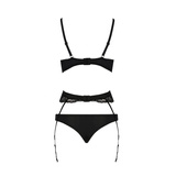 Komplet bielizny TONYA SET black S/M Passion