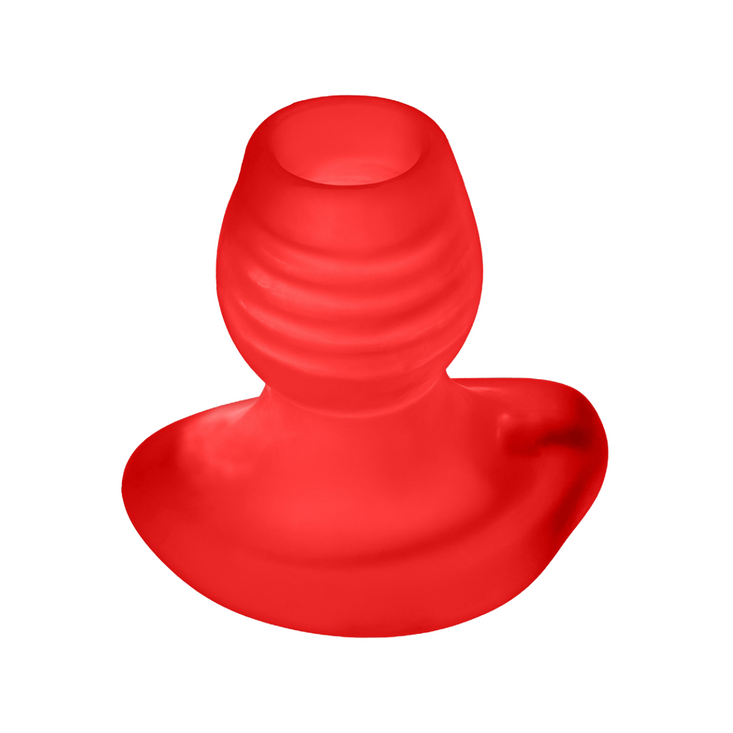 Oxballs - Glowhole-1 Hollow Buttplug with Led Light Large Red