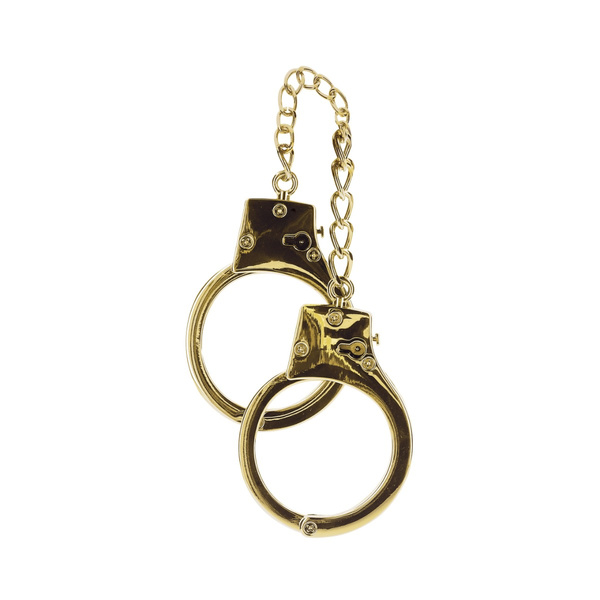 Złote metalowe kajdanki Taboom Gold Plated BDSM Handcuffs