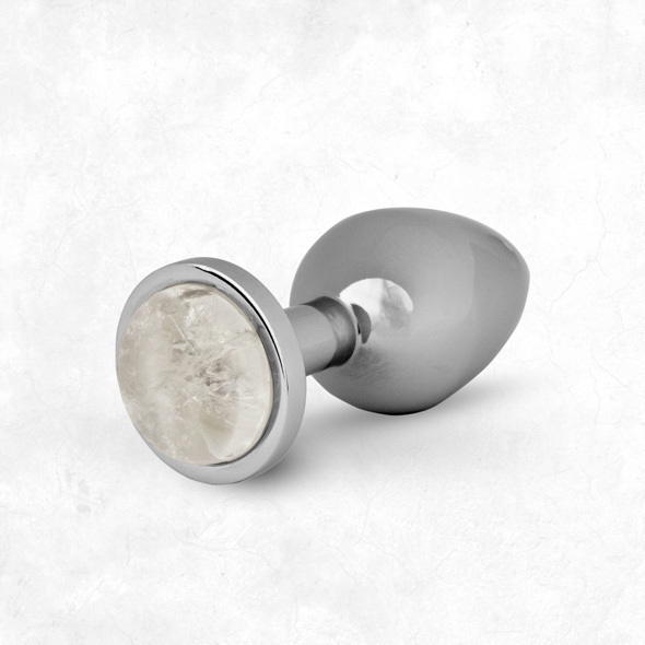 Korek analny z czystym kwarcem La Gemmes Butt Plug Clear Quartz