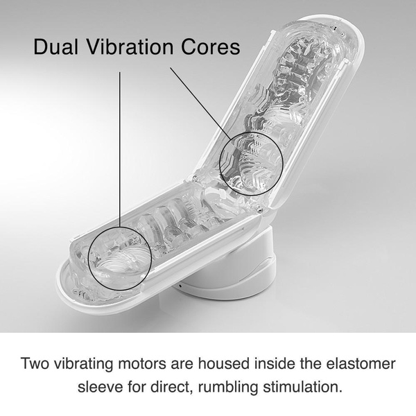 Masturbator Flip Zero Electronic Vibration White Tenga