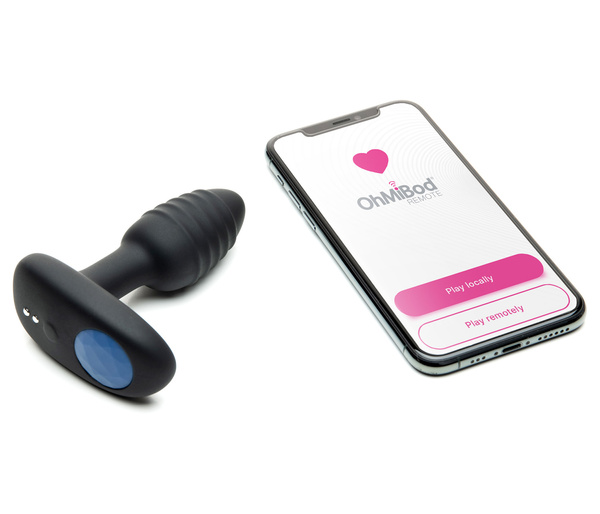 Анальний пробка Ohmibod Lumen Чорний Powered by KIIROO