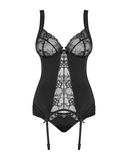 Корсет Чорний з Фігами Heartina S/M Obsessive