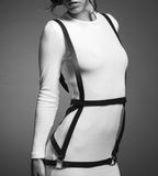 Uprząż Maze Arrow Dress Black Bijoux Indiscrets