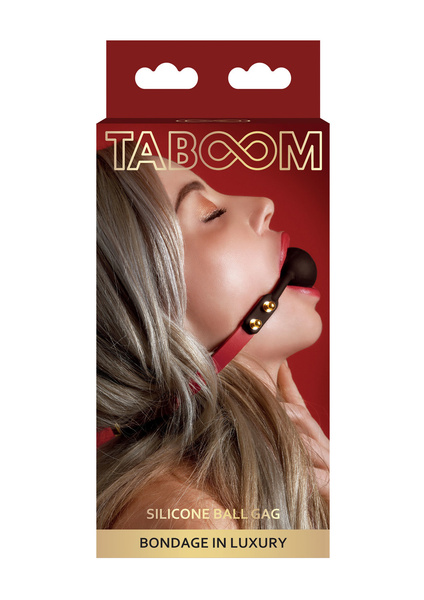 Knebel Z Wegańskim Paskiem Silicone Ball Gag Taboom