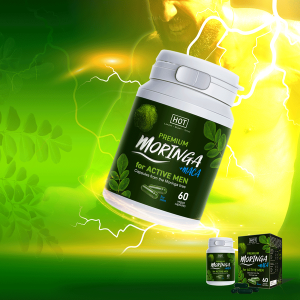 Premium Moringa Active Men Caps 60 Stk. Hot 