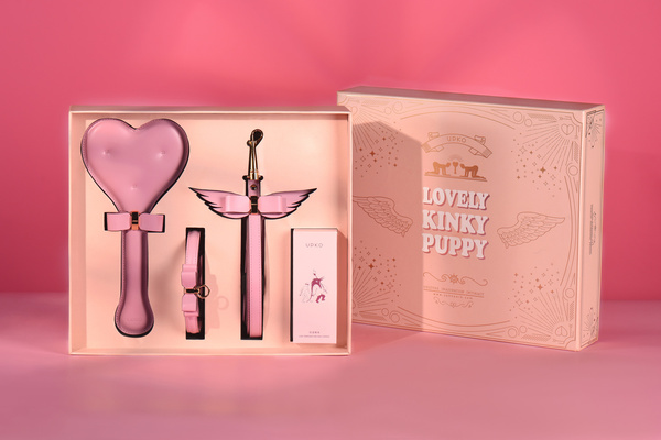 Lovely, Pink BDSM Set Upko Lovely Kinky Puppy Gift Set UPKO