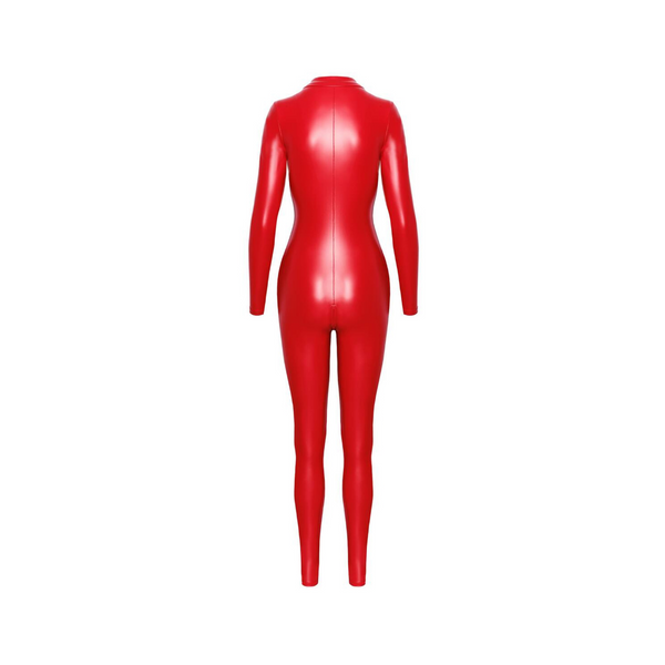 F353 Orgia Overall Red M Noir Handmade