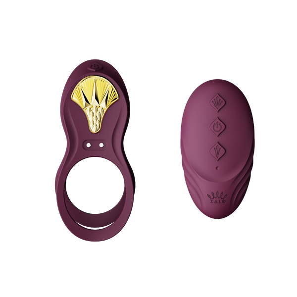 Ерекційне кільце Bayek Velvet Purple Zalo