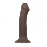 Strap-on-me Silicone Bendable Dildo Double Density L Chocolate