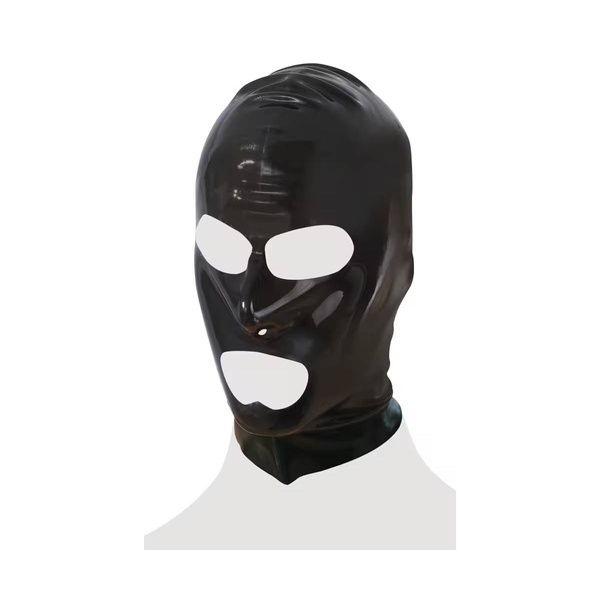 Lateksowa maska unisex Mask black LateX