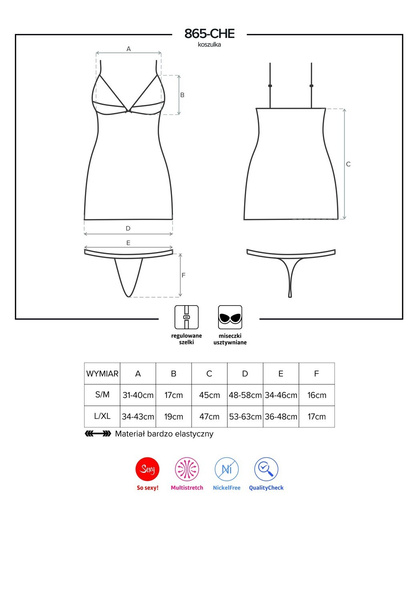 865-CHE-1 chemise S/M