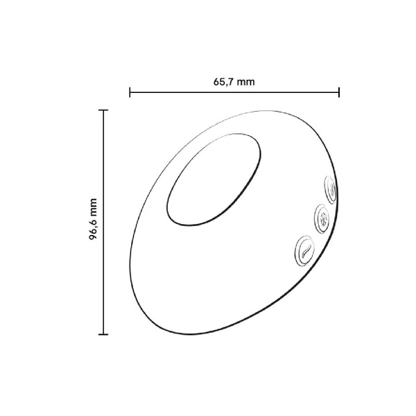 Wibrator z funkcją grzania i chłodzenia Temp Lavender Blue We-Vibe