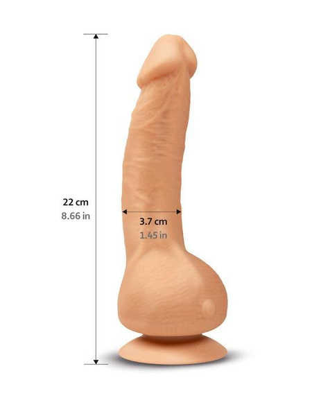 Wibrujące dildo z silną przyssawką Gvibe Greal