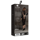 Midi Dress Carme XL Dress With Turtleneck Black Os Le Désir