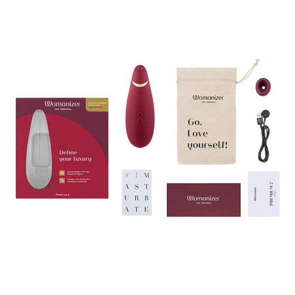 Stymulator Łechtaczki Premium 2 Bordeaux Womanizer