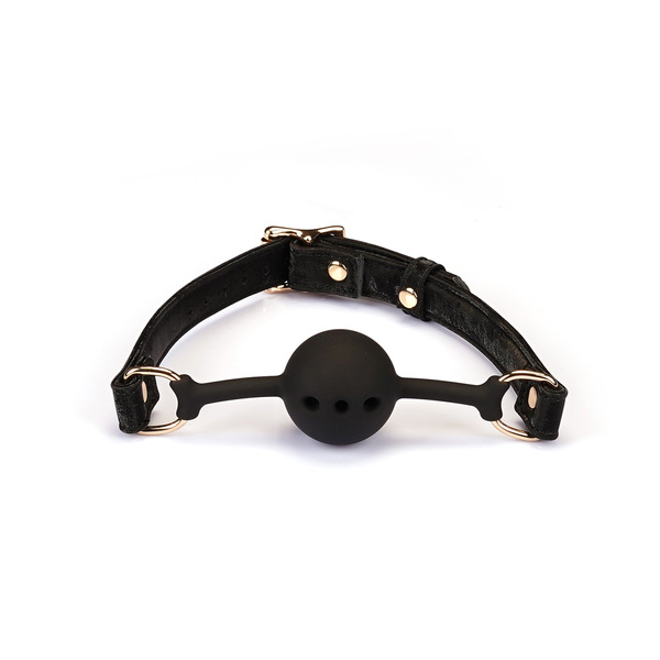 Кляп Boudoir Amor Black Ball Gag Liebe Seele