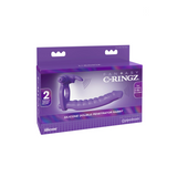 Pipedream Fantasy C-Ringz Silicone Double Penetrator Rabbit