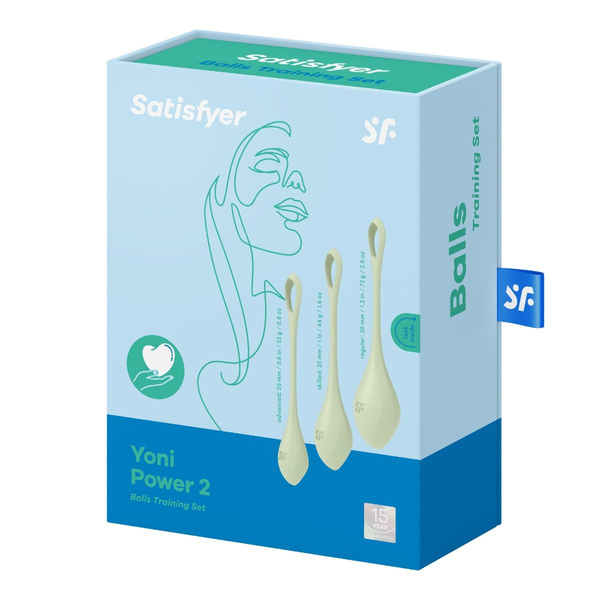 Zestaw Treningowy Yoni Power 2 Light Green Satisfyer