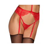 Noir Handmade lingerie set KISS243 Bondage Kiss Set Red S/M