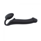 Podwójne dildo Strap-on-me Silicone bendable strap-on L Black