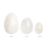 Yoni Egg Set Clear Quartz (L-M-S) La Gemmes