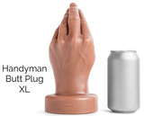 Handyman Butt Plug Soft Tan No Vac XL Mr Hankeys 