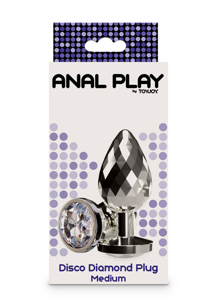 NS Novelties korek analny z kryształem Disco Diamond Plug Medium