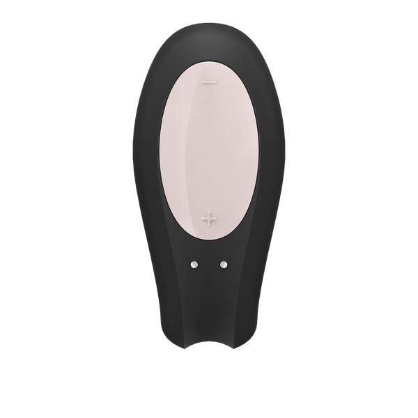 Вібратор Для Пар Double Joy Black With App Satisfyer