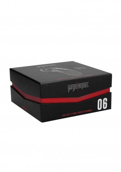 Чоловічий пояс цнотливості Model 06 Black Pas Cnoty Czarny Man Cage