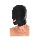 Maska Pipedream Fetish Fantasy Series Spandex Open Mouth Hood Black